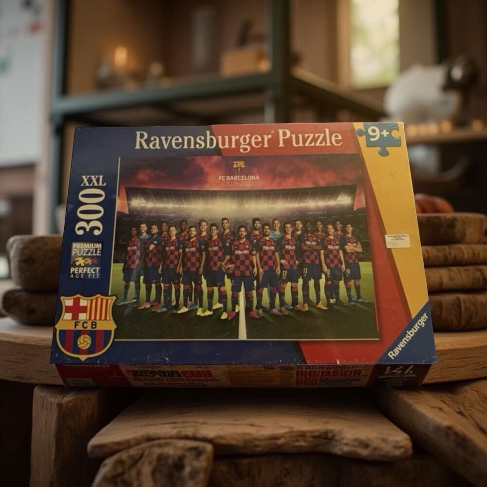 Sealed FC BARCELONA Soccer/Football Team 300 PC Jigsaw Puzzle by Ravensburger